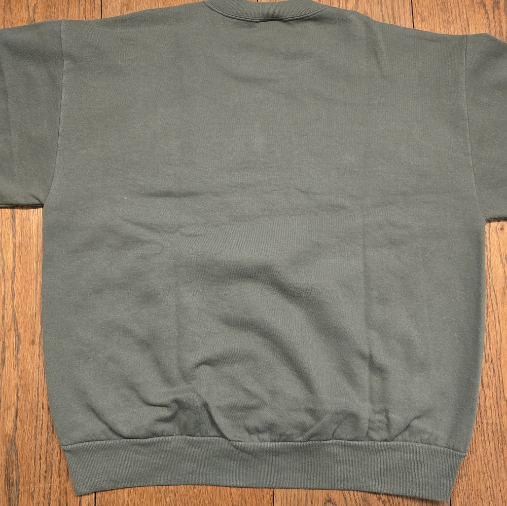 Vintage Jerzees Patchwork Birdhouse Crewneck Swea… - image 7